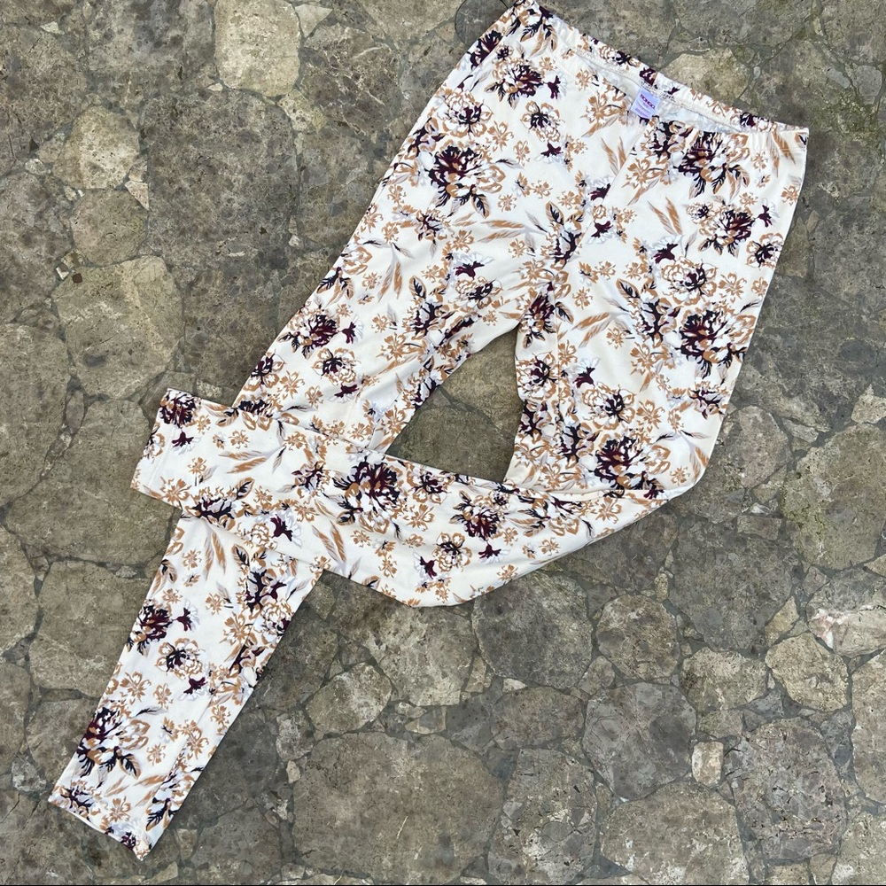 Bongo flower patterned leggings